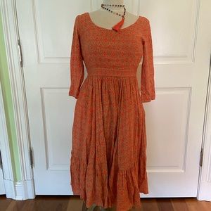 Pretty in Peach! Bohemian Summer Dress!